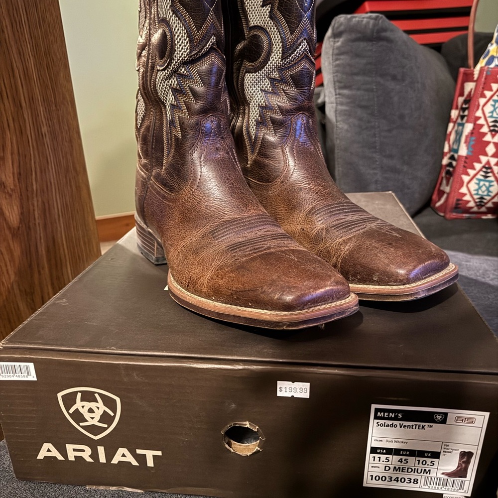 Ariat Dark Brown Western Boots